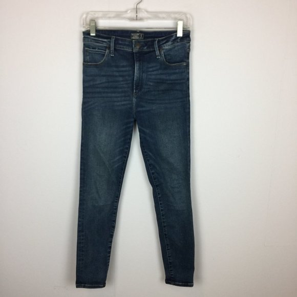 Abercrombie & Fitch Jeans Womens 27/4S Womans Simone High Rise Super Skinny Blue - Picture 1 of 11